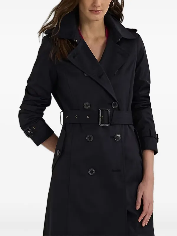 Lauren Ralph Lauren ダブルブレスト トレンチコート | ブルー