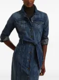 Lauren Ralph Lauren denim buttoned-up dress - Blue