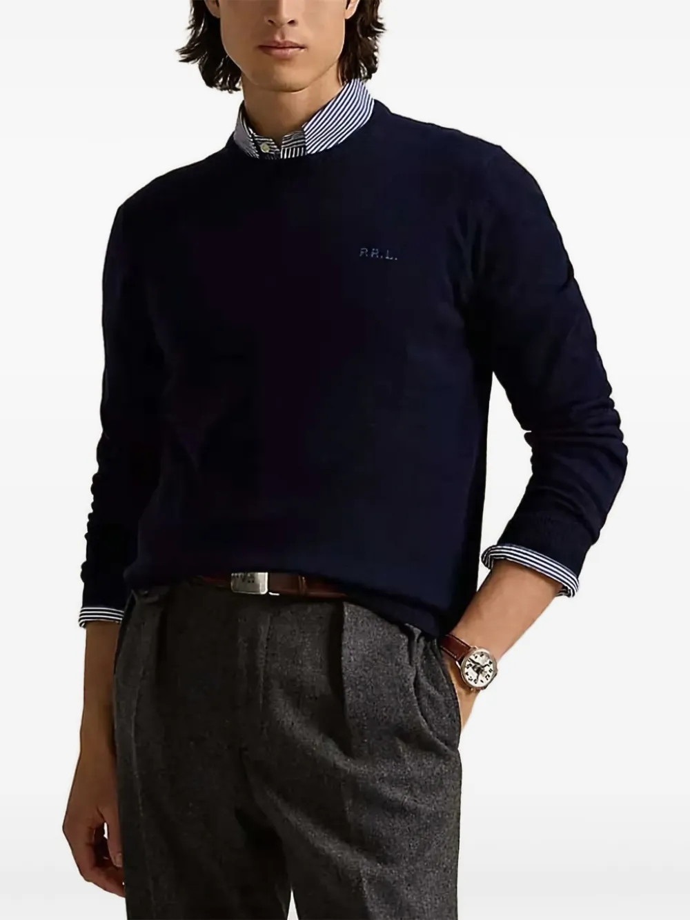 Polo Ralph Lauren suéter con cuello redondo | azul | Image 1