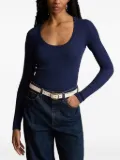 Polo Ralph Lauren scoop-neck long-sleeve top - Blue