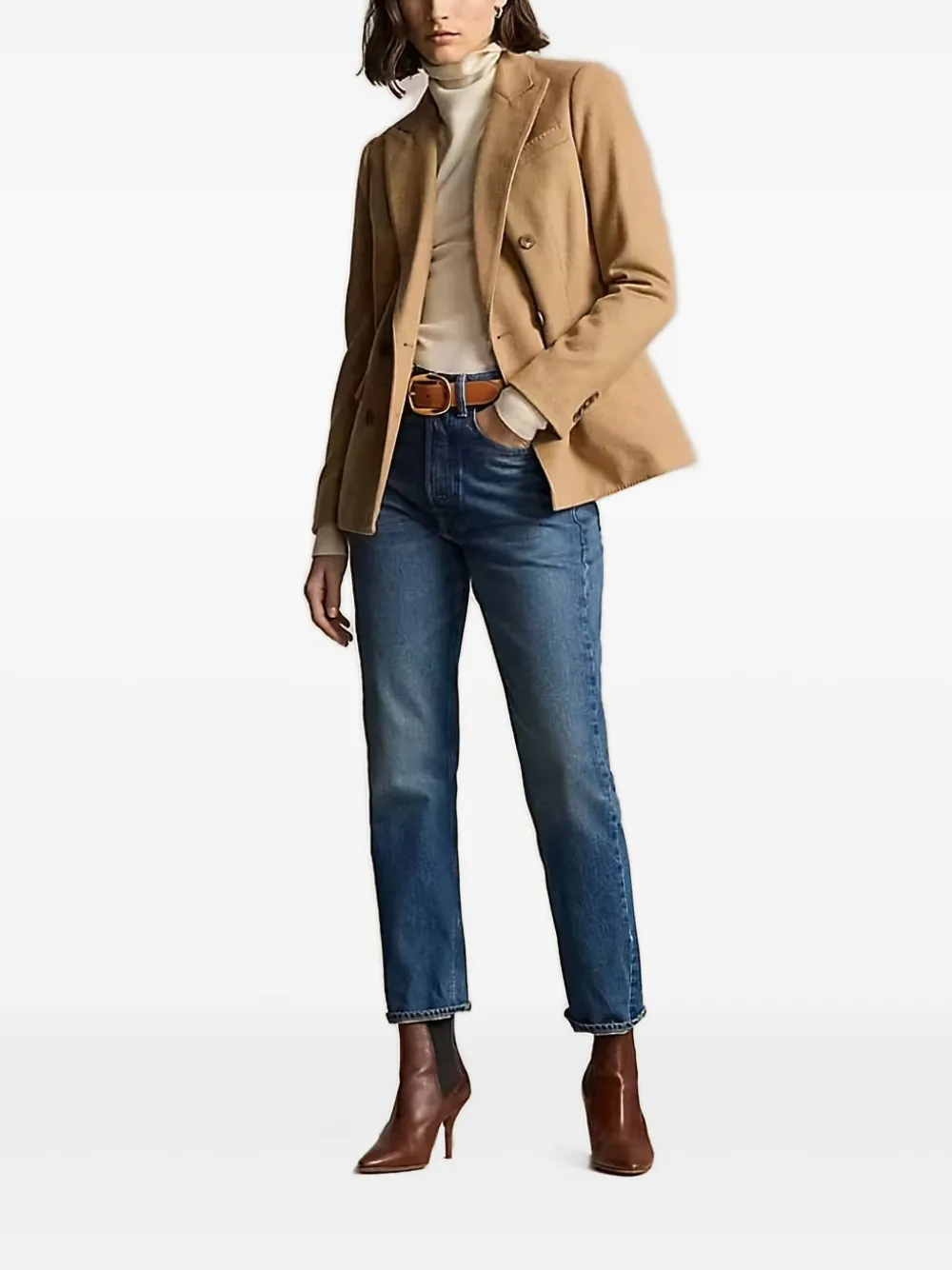 Shop Polo Ralph Lauren Double-breasted Blazer