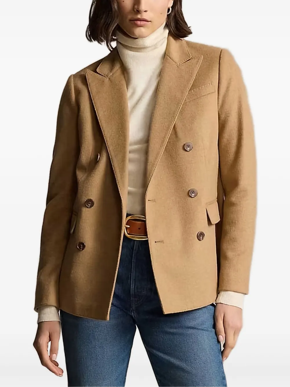 Shop Polo Ralph Lauren Double-breasted Blazer
