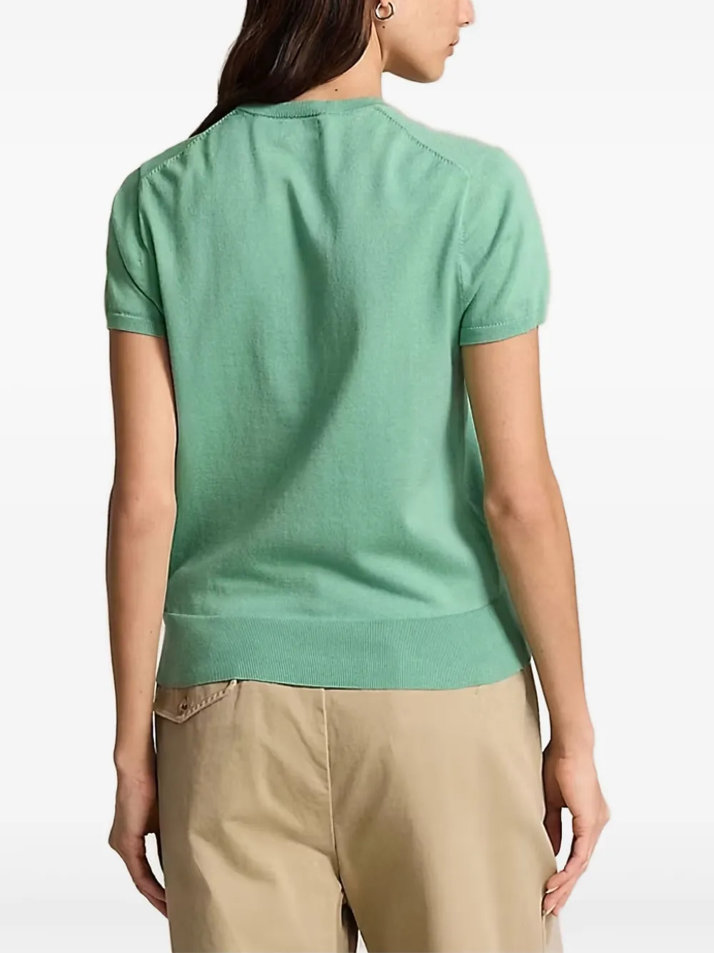 Polo Ralph Lauren Fijngebreid T-shirt Groen