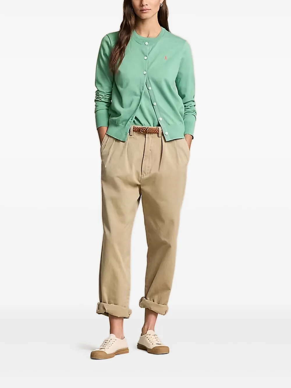 Polo Ralph Lauren Fijngebreid T-shirt Groen