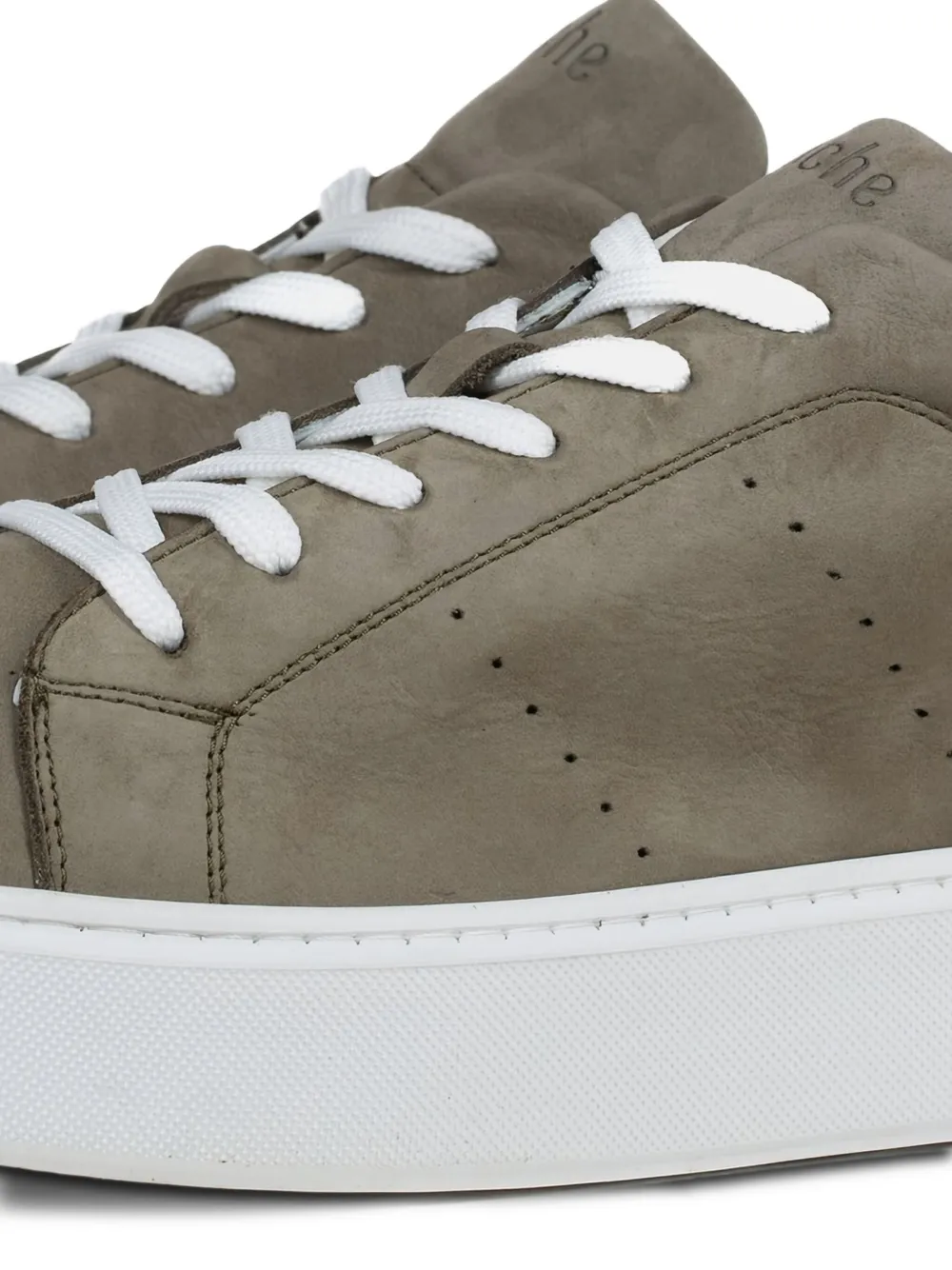 Poche Paris leather sneakers KHAKI