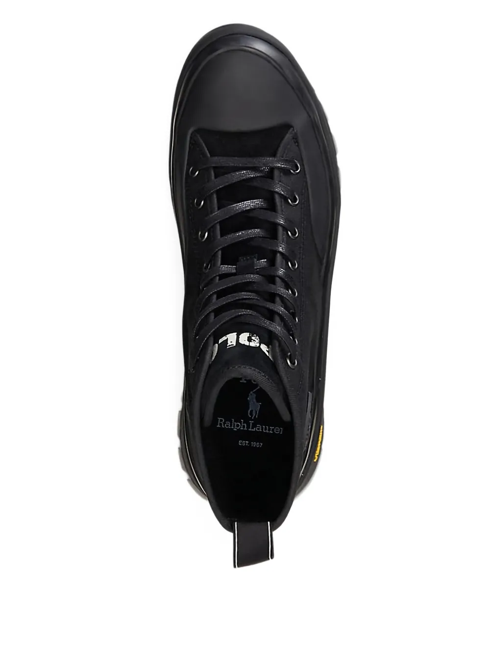 Polo Ralph Lauren logo-appliqué hiking boots Black