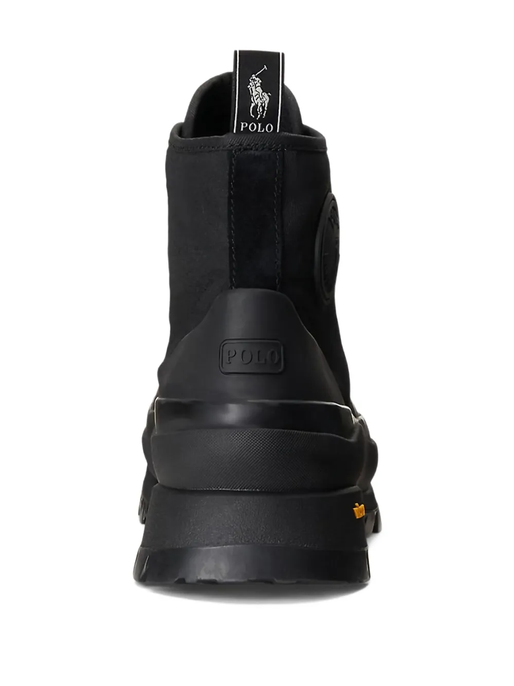 Polo Ralph Lauren logo-appliqué hiking boots Black
