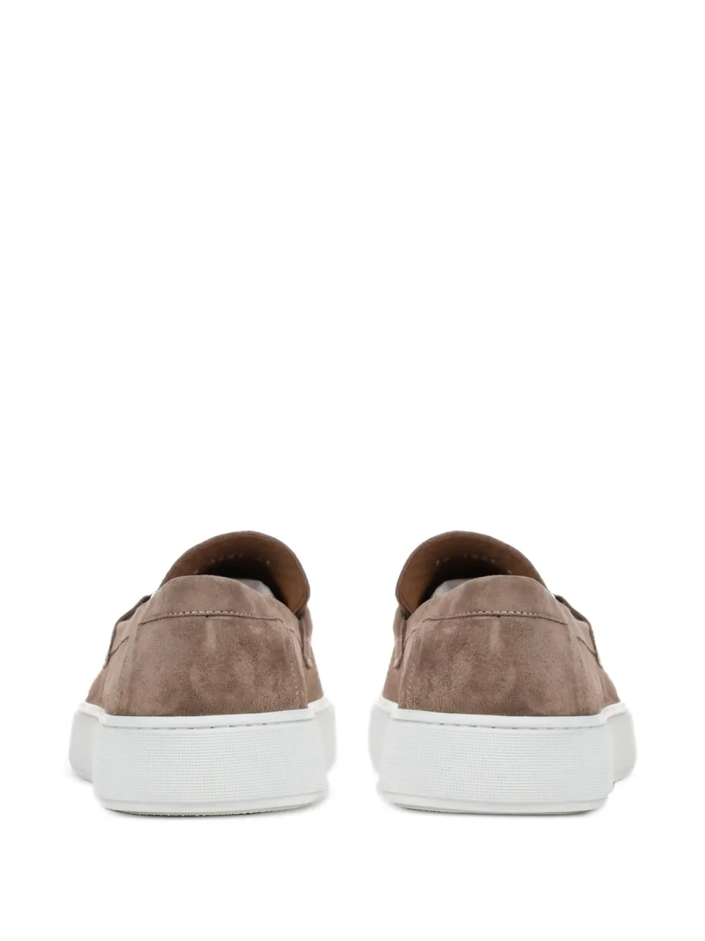 Poche Paris horsebit-detail loafers Neutrals