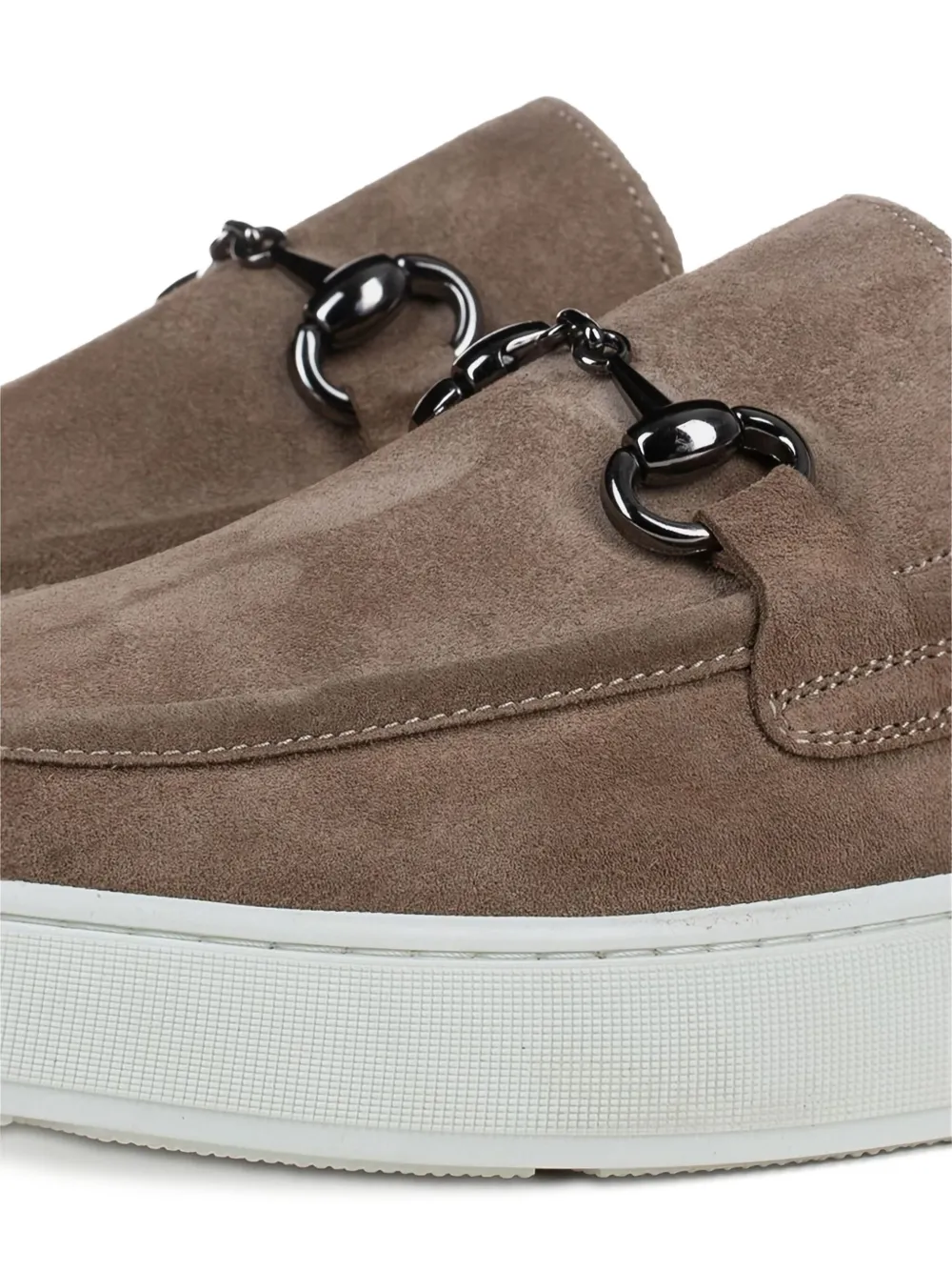 Poche Paris horsebit-detail loafers Neutrals