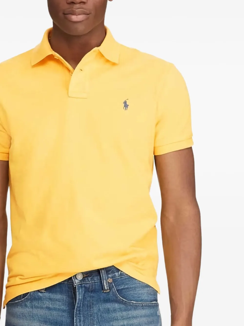 Polo Ralph Lauren Katoenen poloshirt - Geel