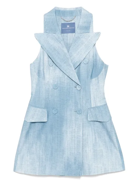 Ermanno Scervino denim-printed mini dress