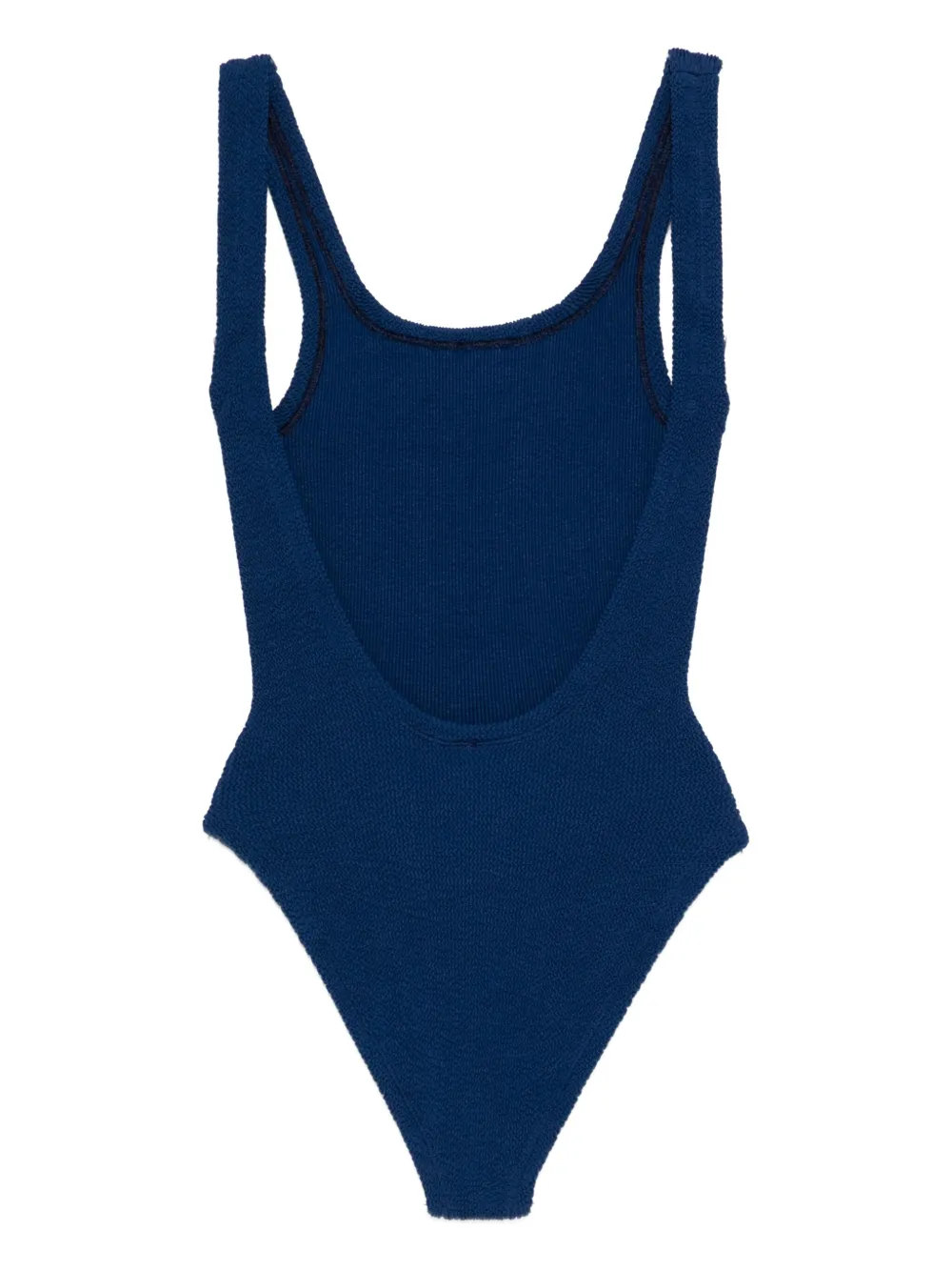 Hunza G Badpak met vierkante hals Blauw