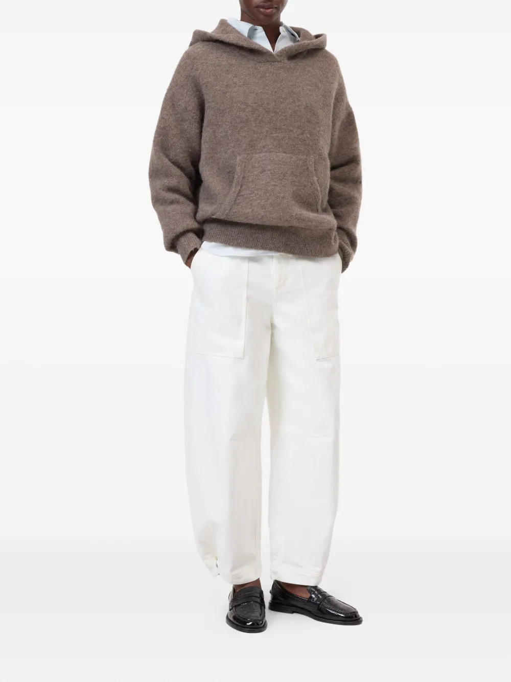 Closed Trui met capuchon - Bruin