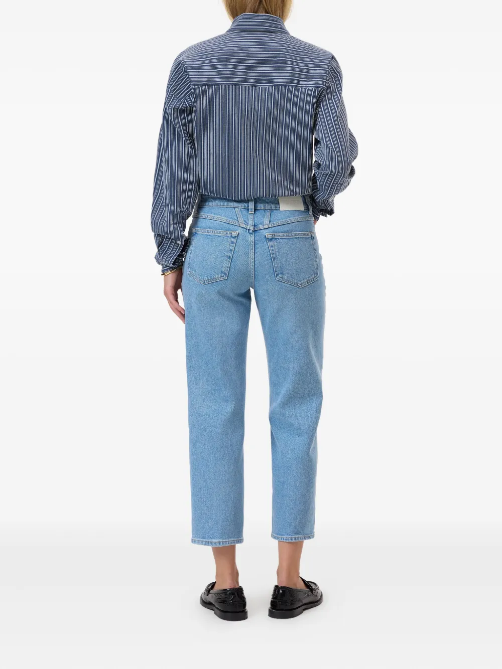 Closed Milo straight cropped jeans Blauw