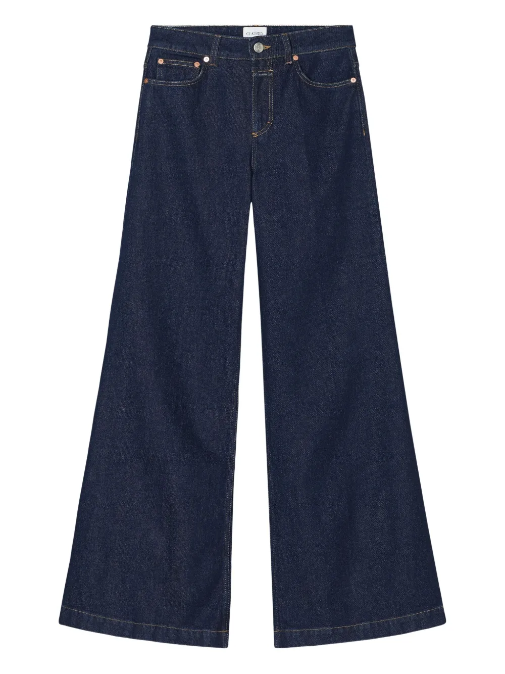 Closed Wide-leg Denim Jeans In Blue