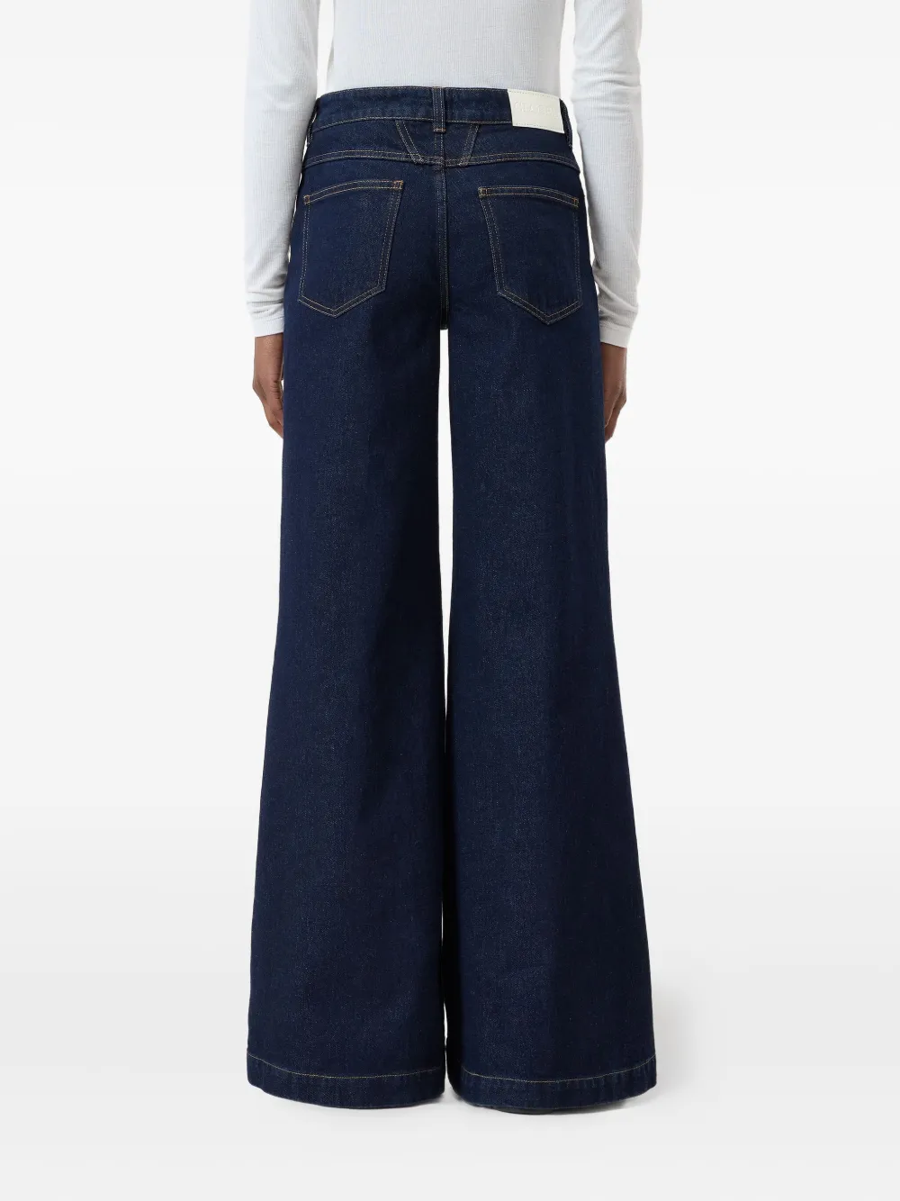 Closed Wide-leg Denim Jeans In Blue