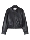 Closed cropped jacket - Black