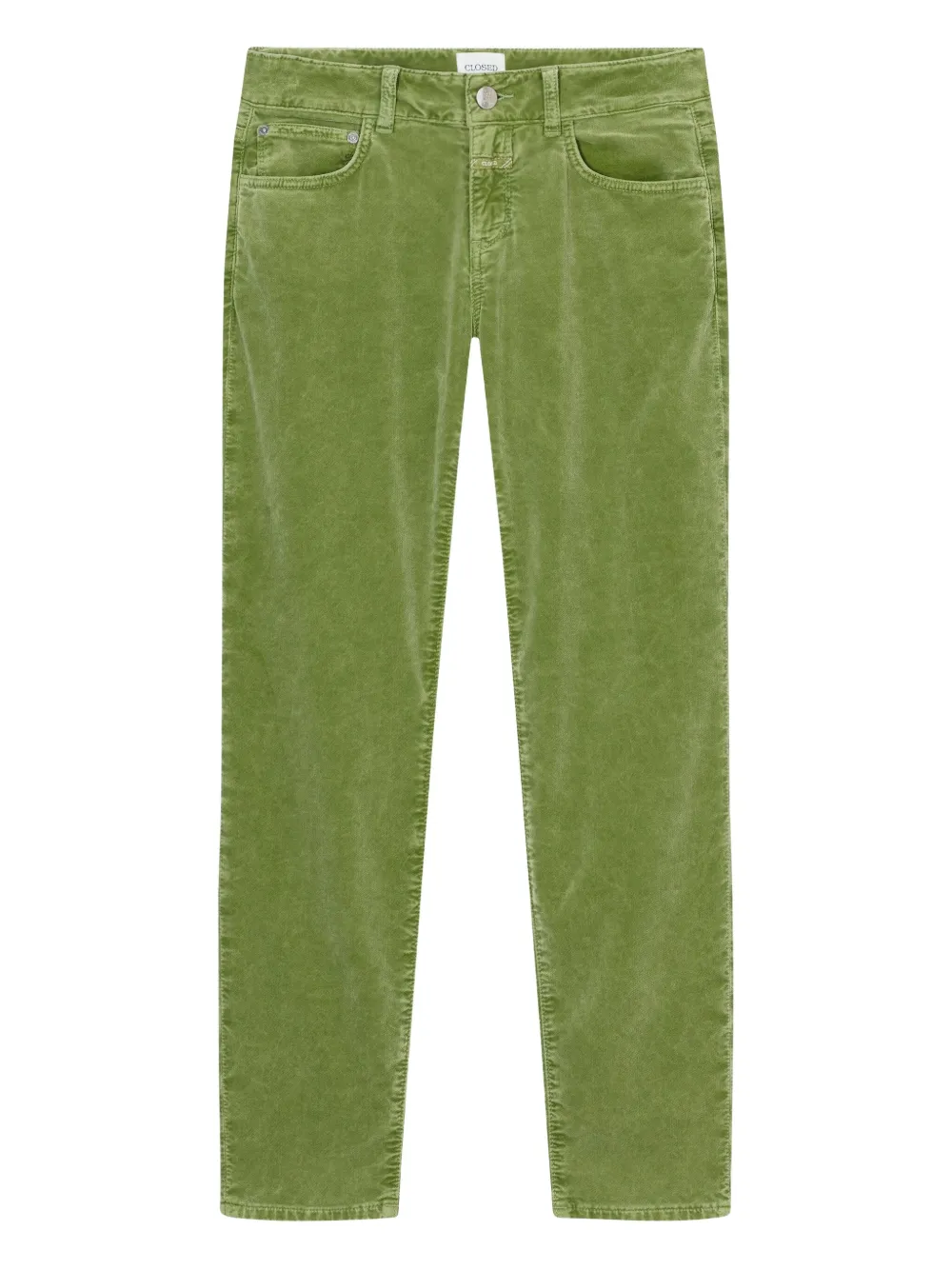 Closed Baker velvet trousers Groen