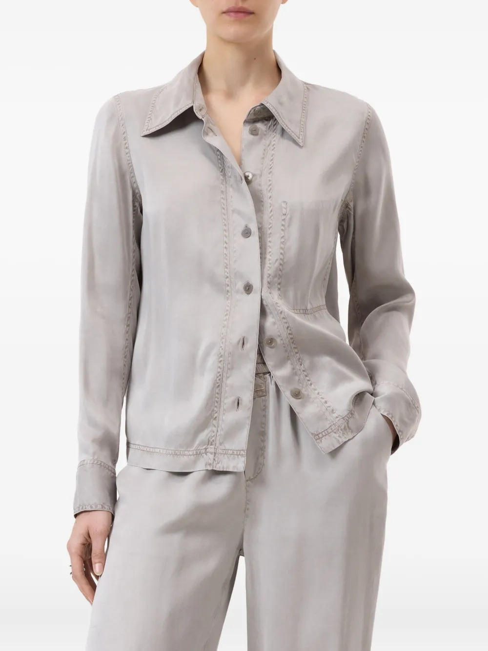 Closed Heritage blouse Grijs