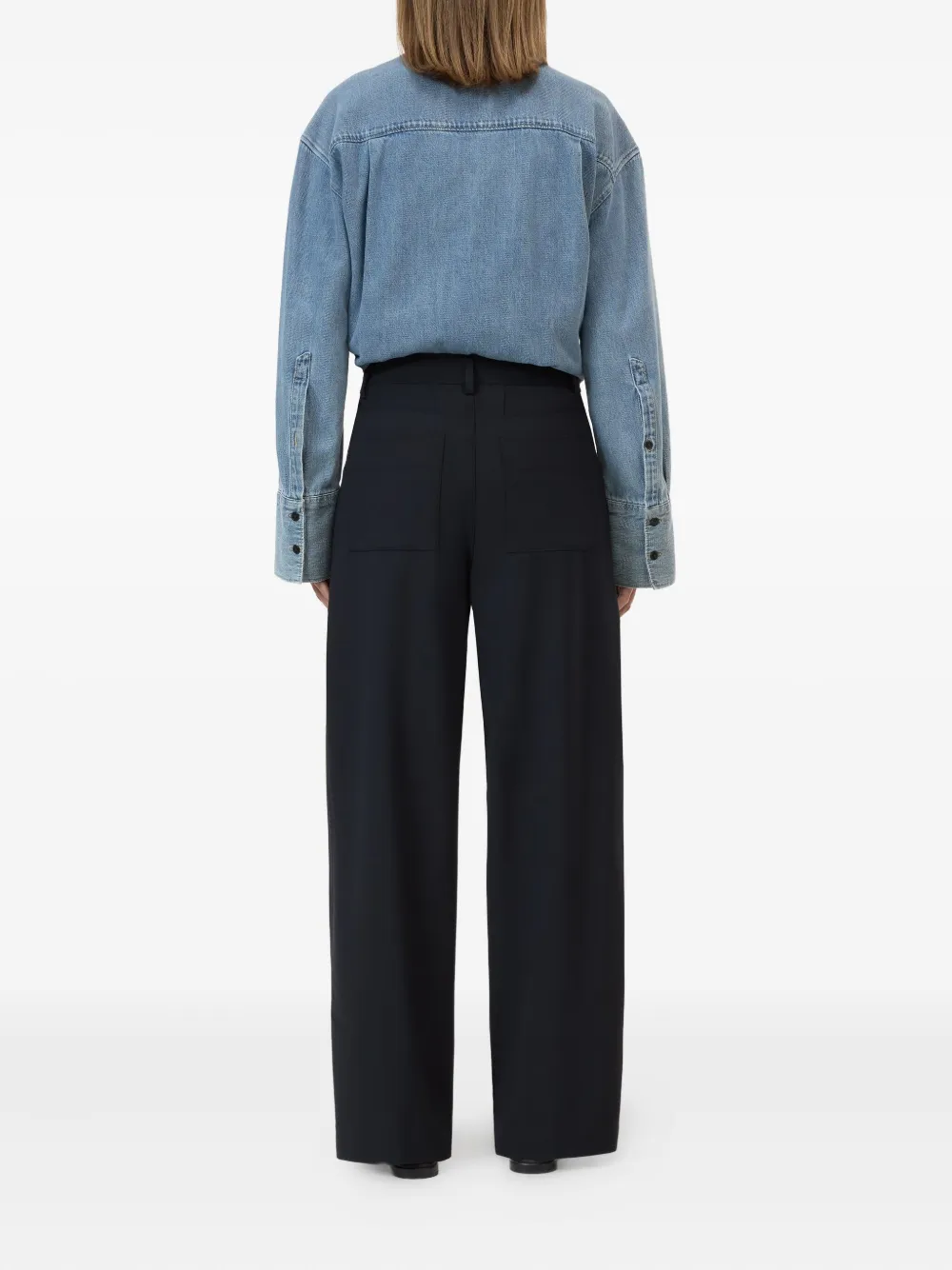 Closed Wrenna straight-leg trousers Zwart