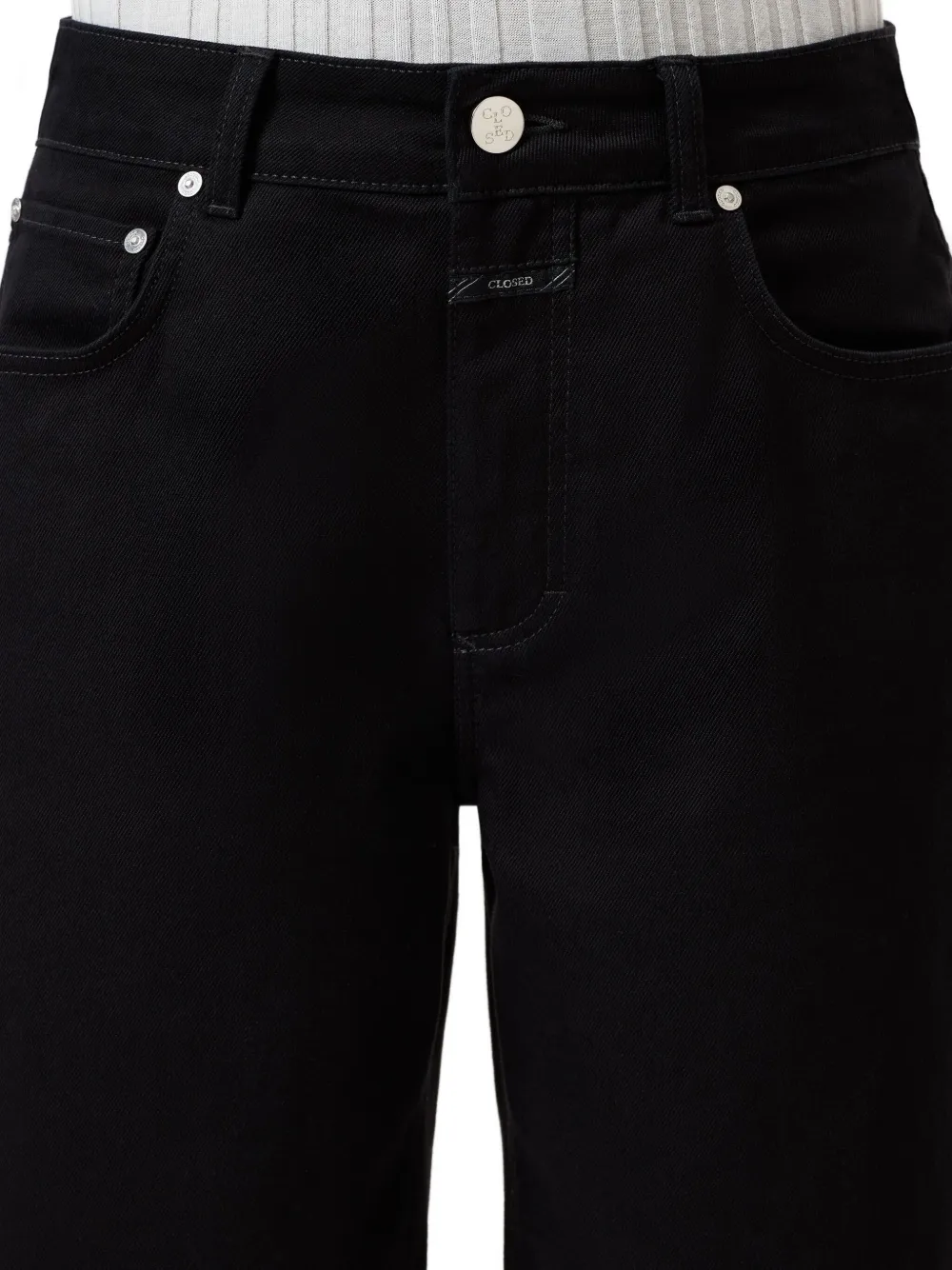 Closed High-waisted Jeans In Black