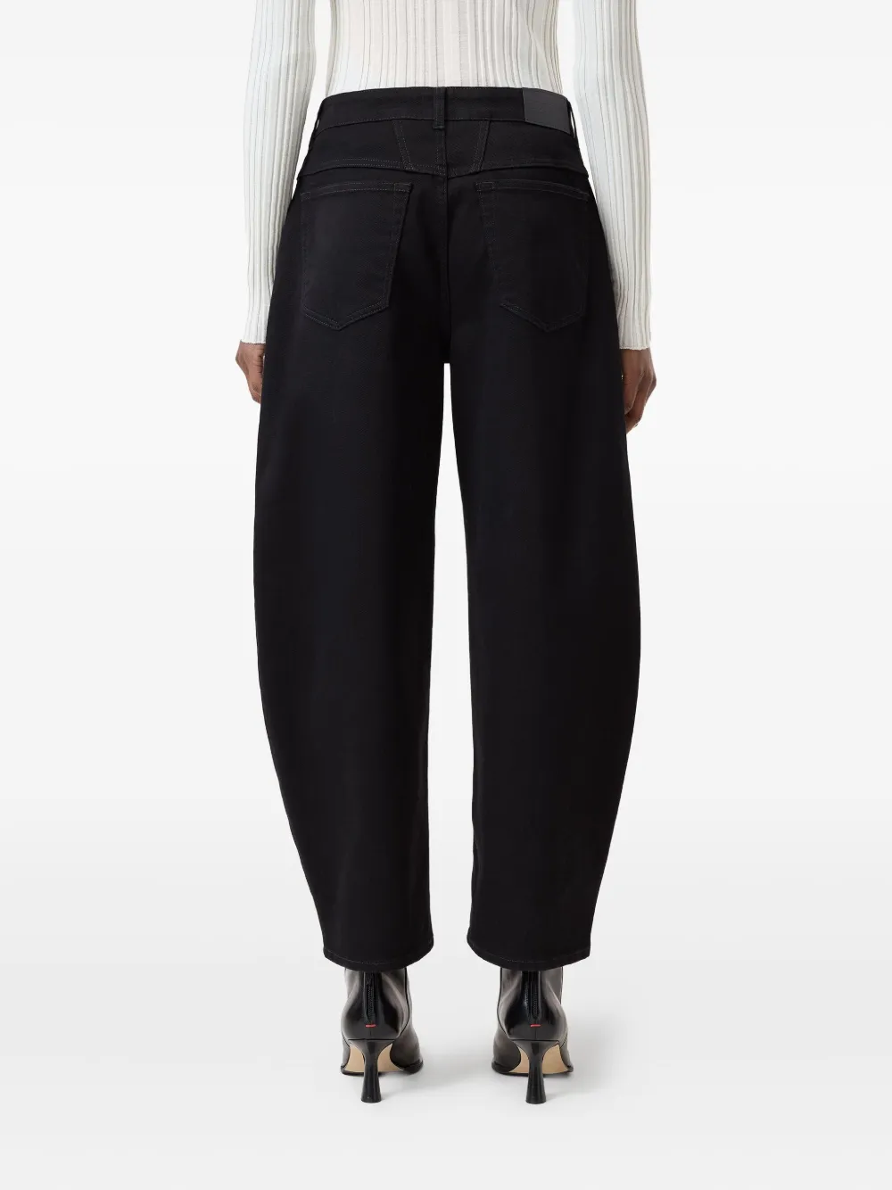 Closed High-waisted Jeans In Black
