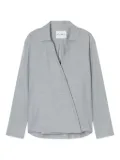 Closed asymmetric blouse - Grey