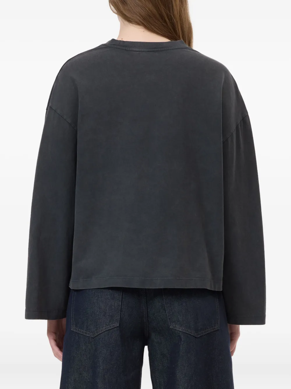 Closed Top met ronde hals Zwart