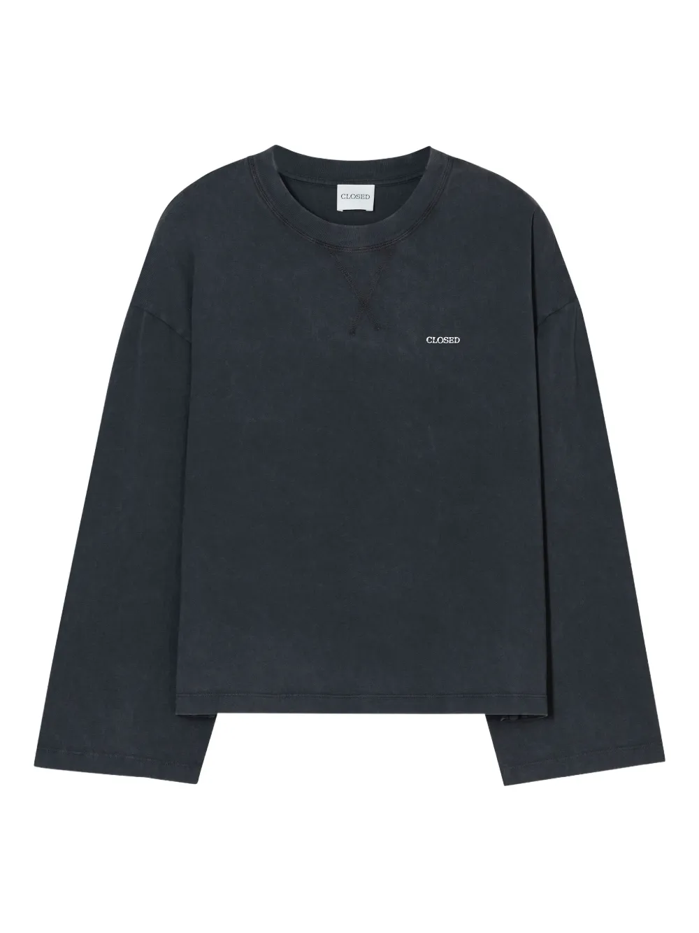 Closed Top met ronde hals Zwart