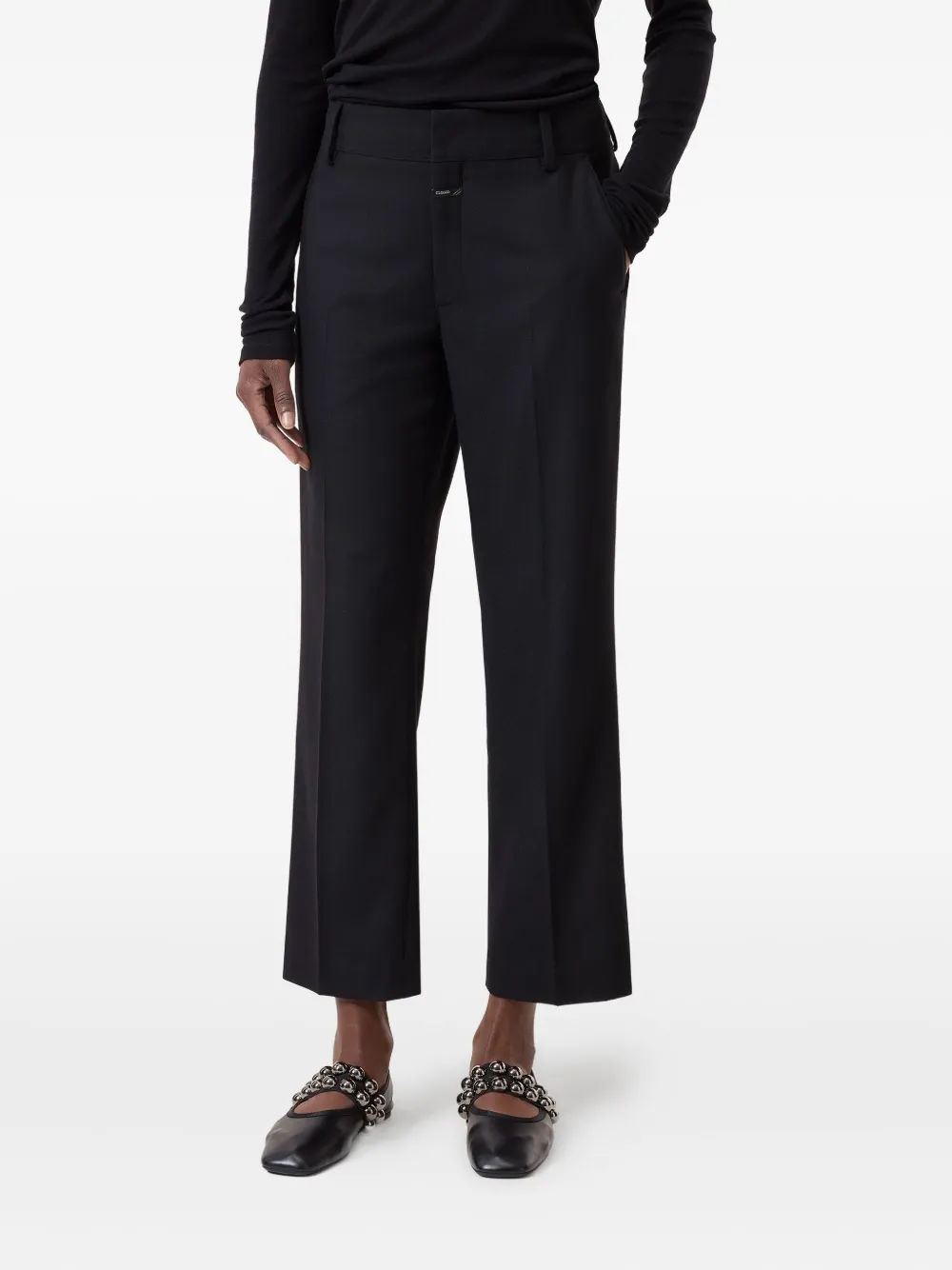 Closed Geplooide pantalon - Zwart