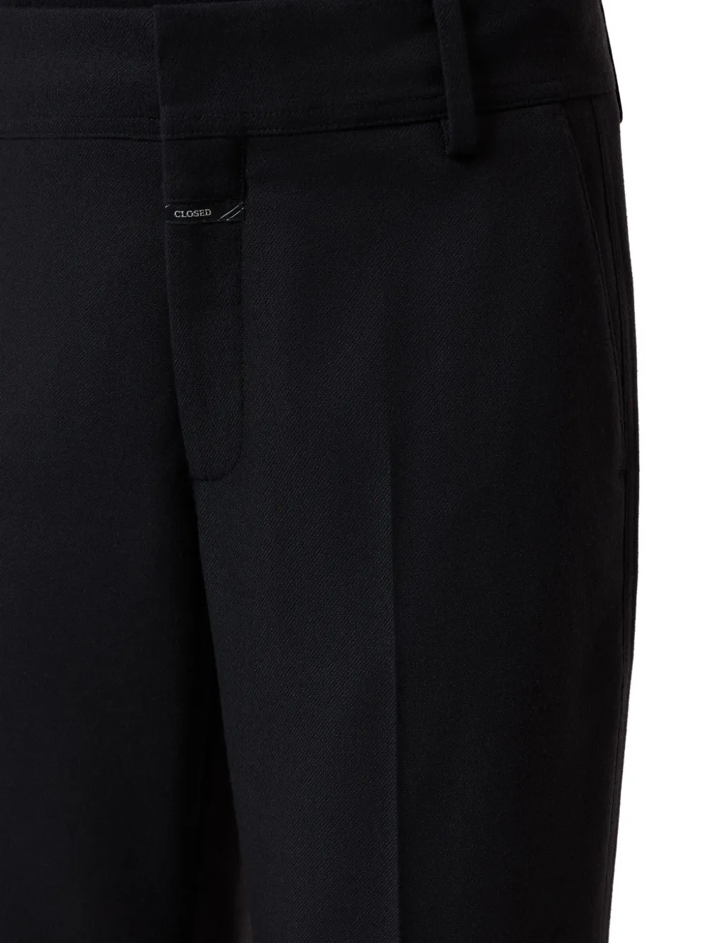 Closed Pleated Tailored Trousers In Blue