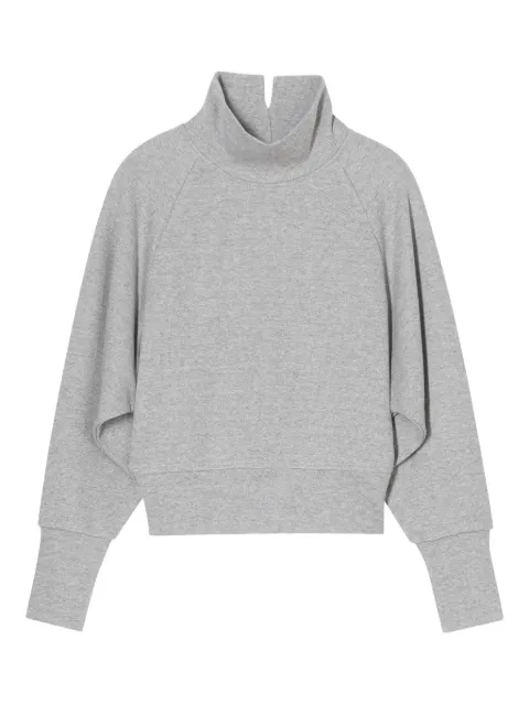Closed high-neck sweatshirt