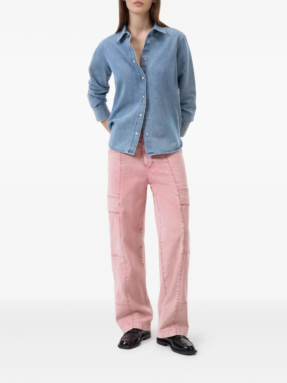 Closed Denim blouse Blauw
