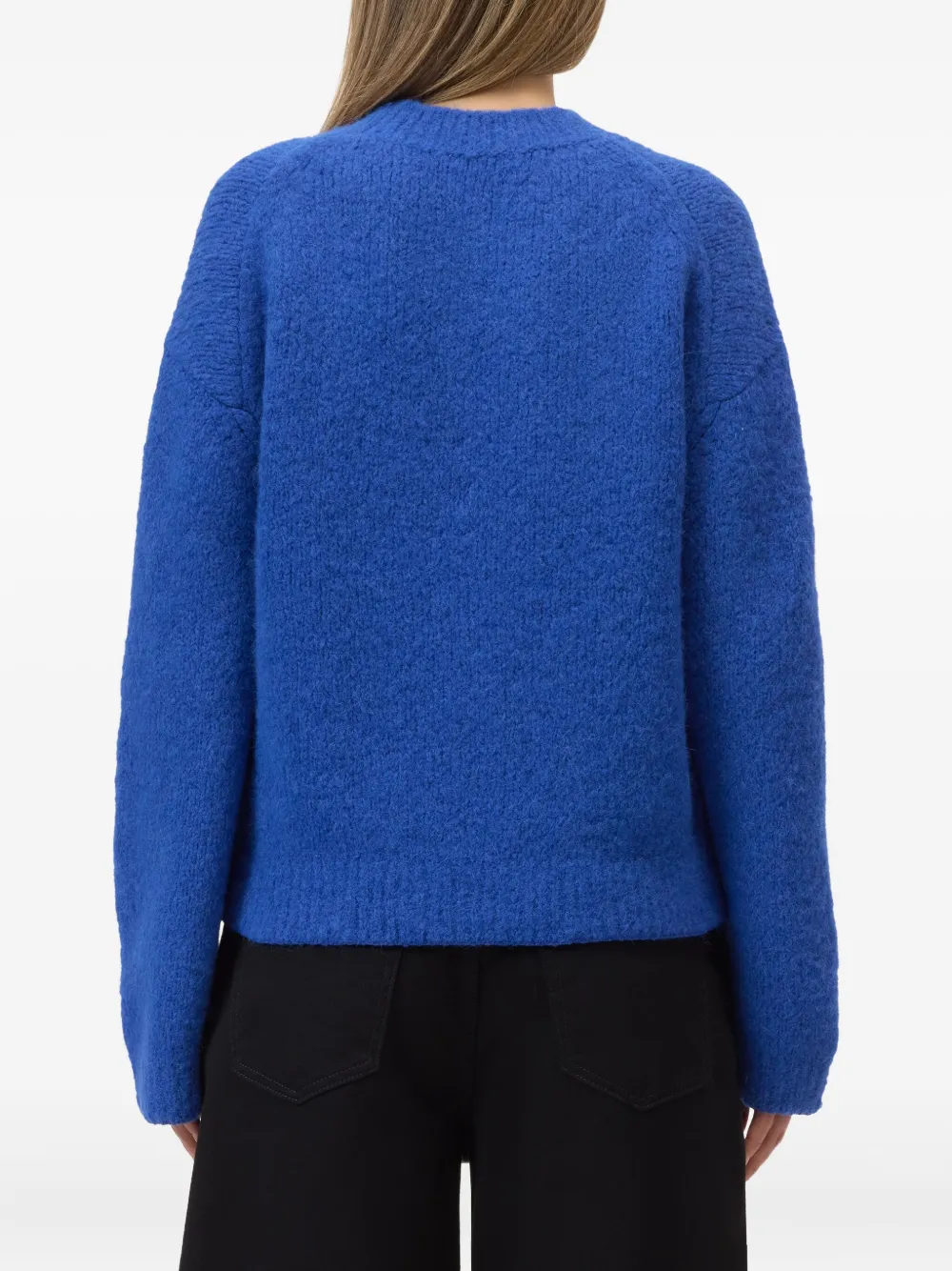 Closed Trui met ronde hals Blauw