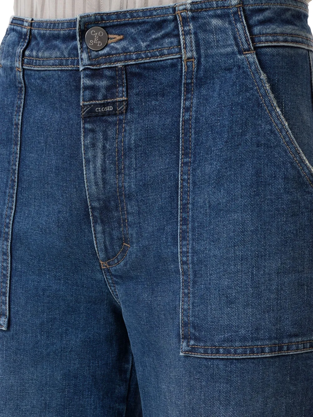 Closed Flared jeans met wijde pijpen Blauw