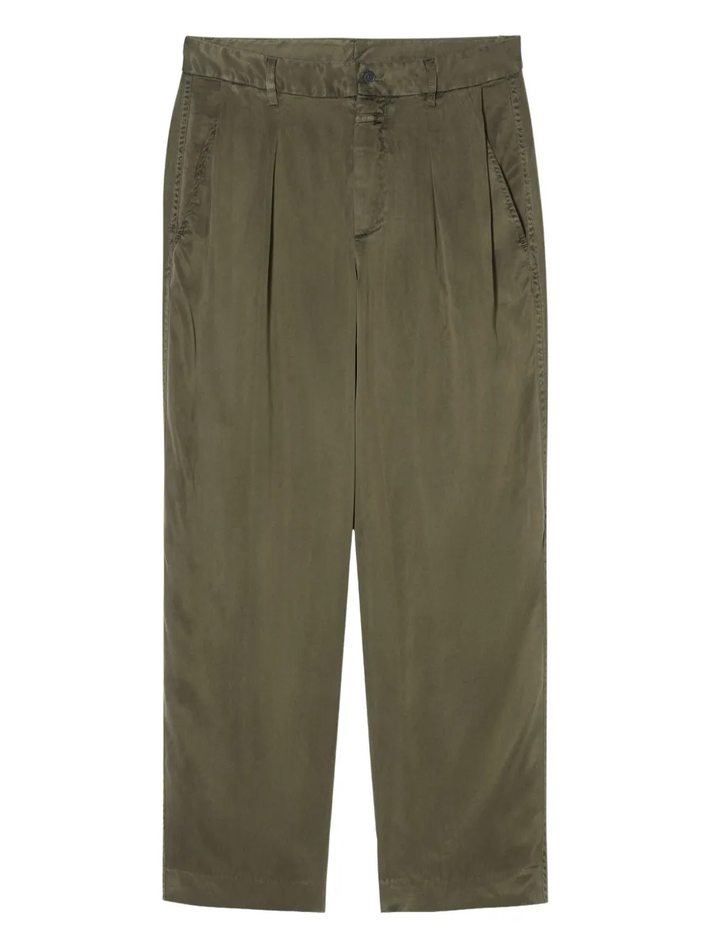 Closed Ruthy Pleated Trousers In Green
