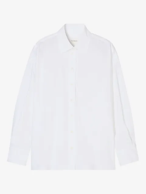 Closed camisa manga larga con collared