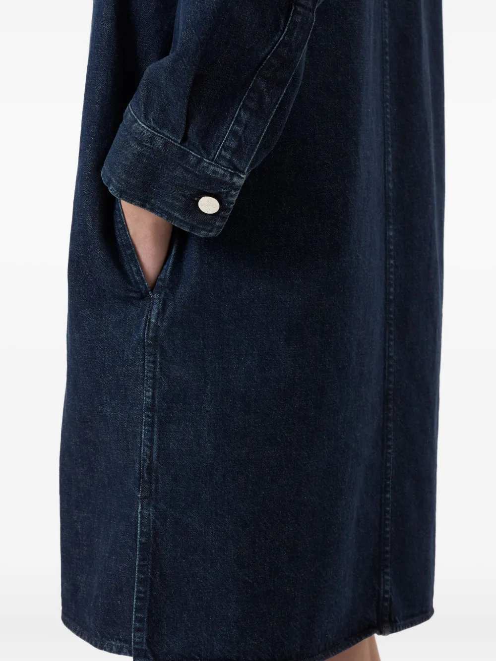 Closed Spijkershirtjurk Blauw
