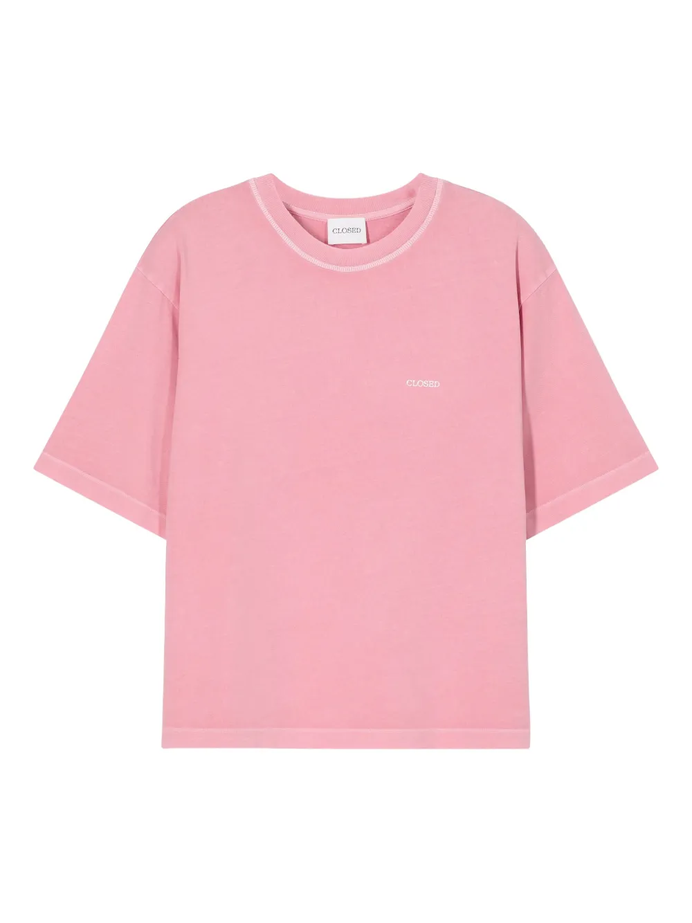 Closed T-shirt met logoprint Roze