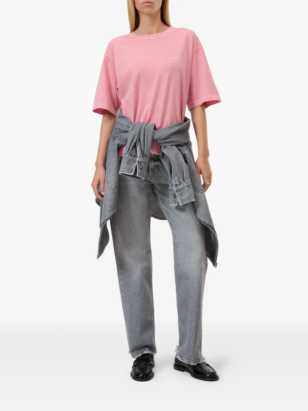 Closed T-shirt met logoprint Roze