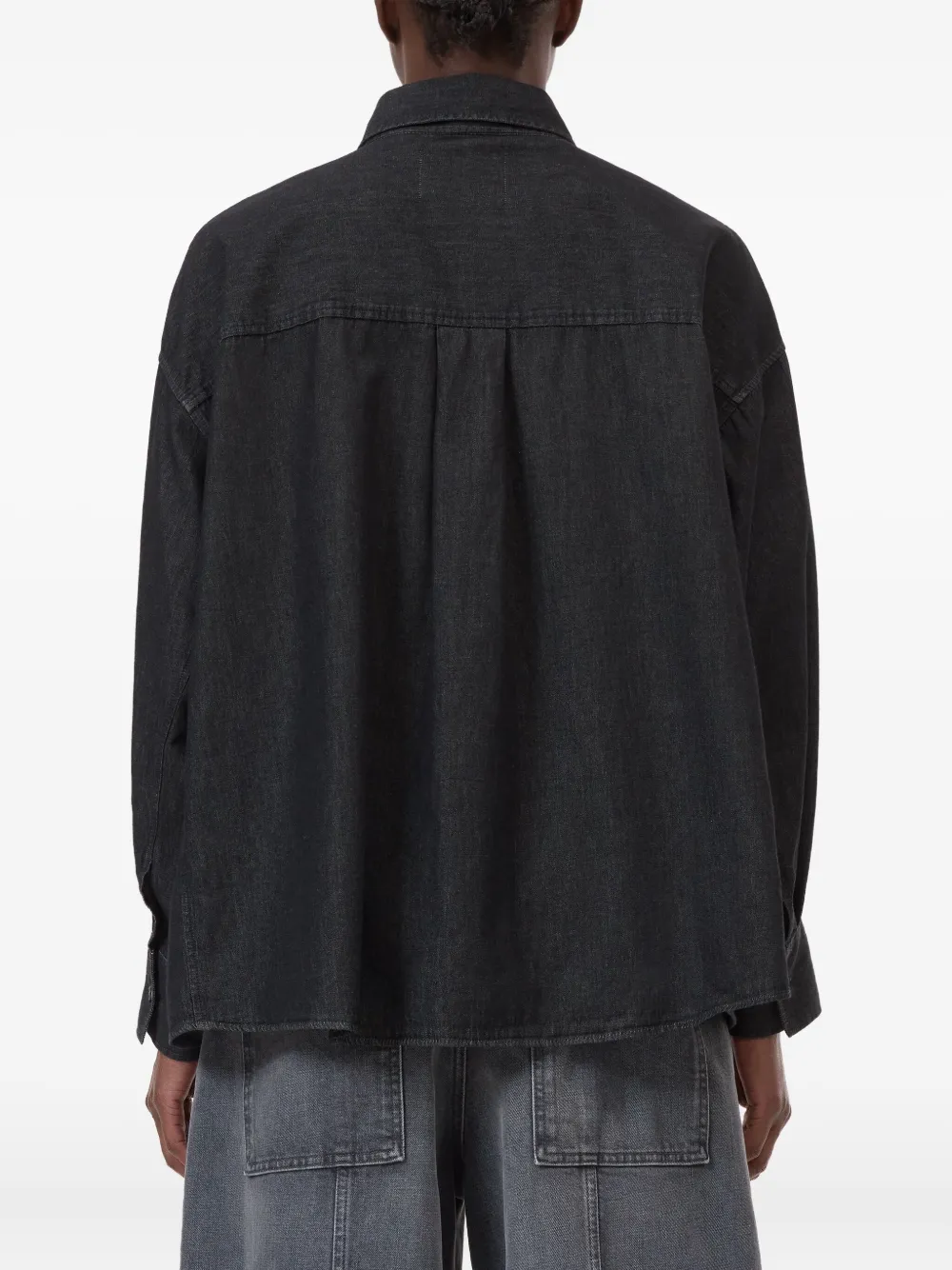 Closed Button-down Shirt In Gray