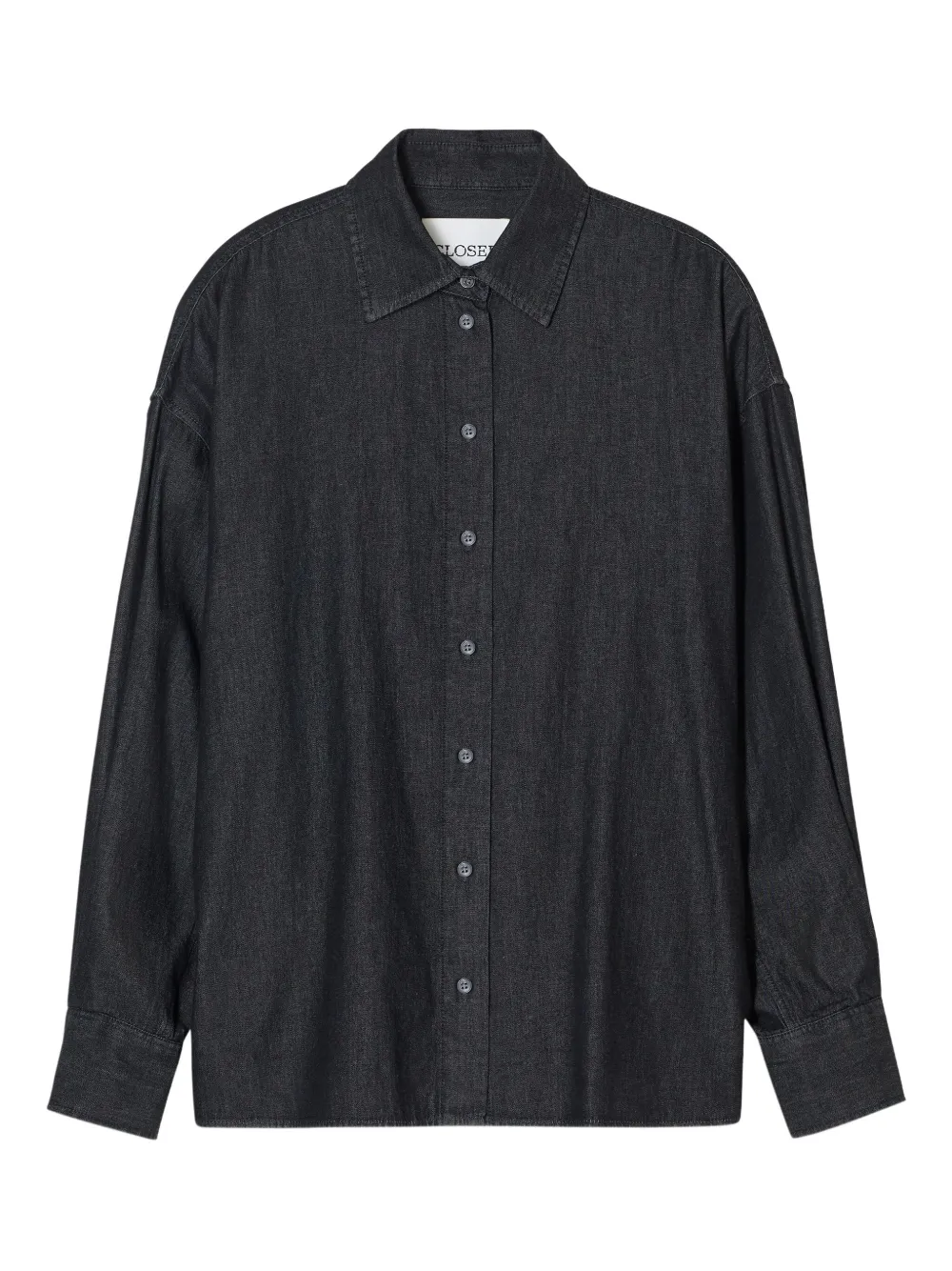 Closed Button-down Shirt In Gray