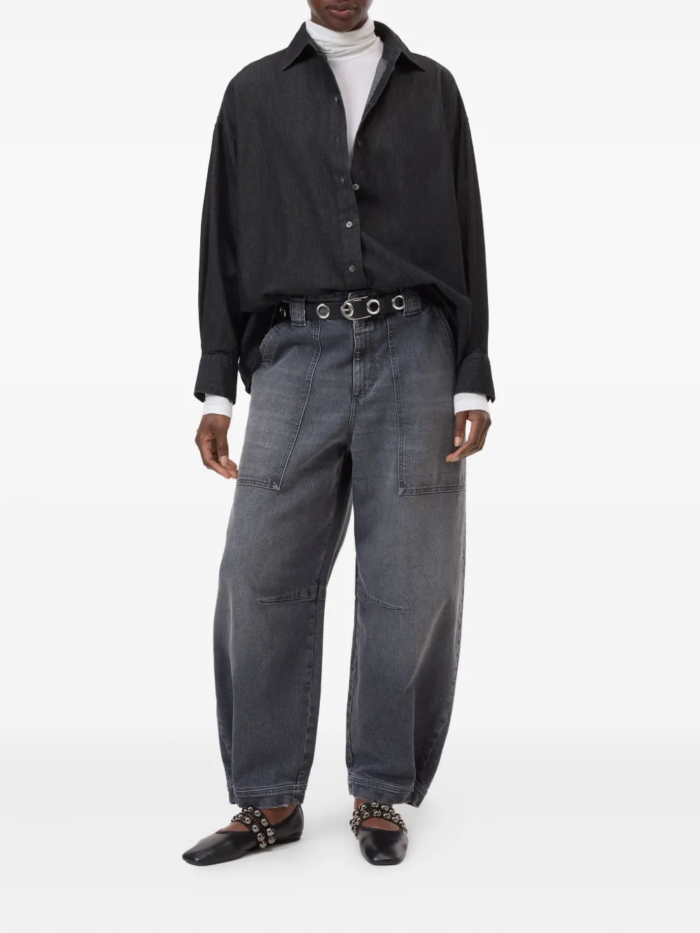 Closed Button-down blouse - Grijs