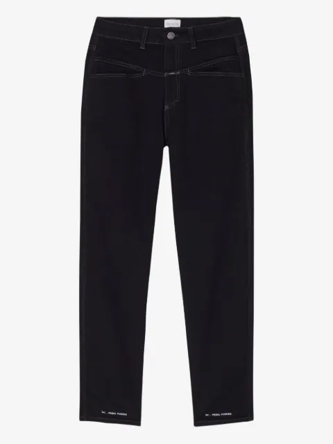 Closed contrast-stitch jeans