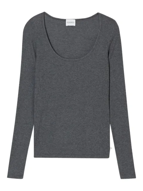 Closed long sleeve top
