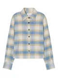 Closed plaid shirt - Blue