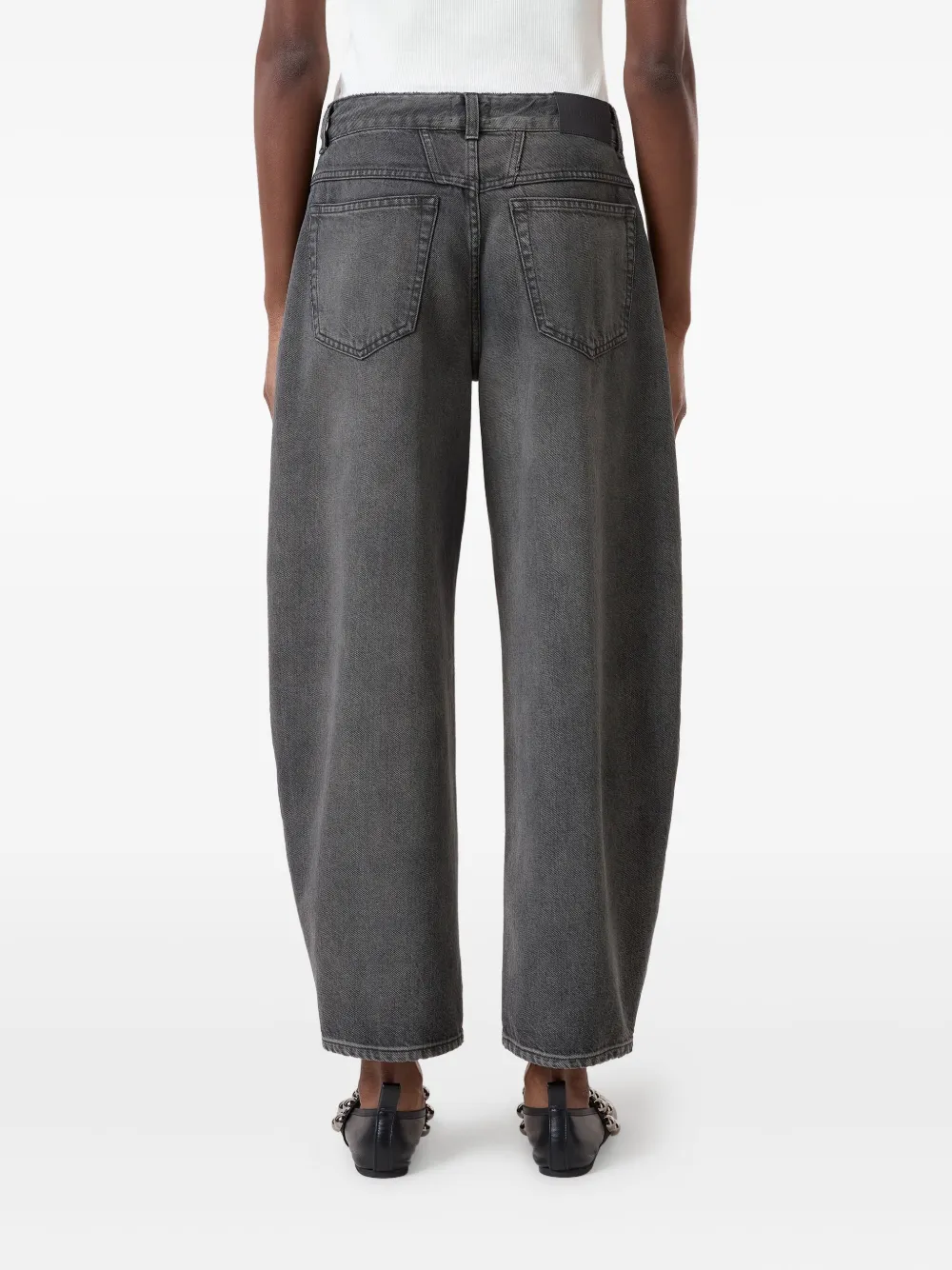 Closed Jeans met wijde pijpen Grijs