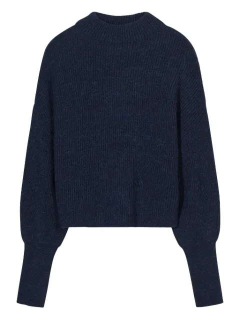 Closed cuffed-sleeves sweater