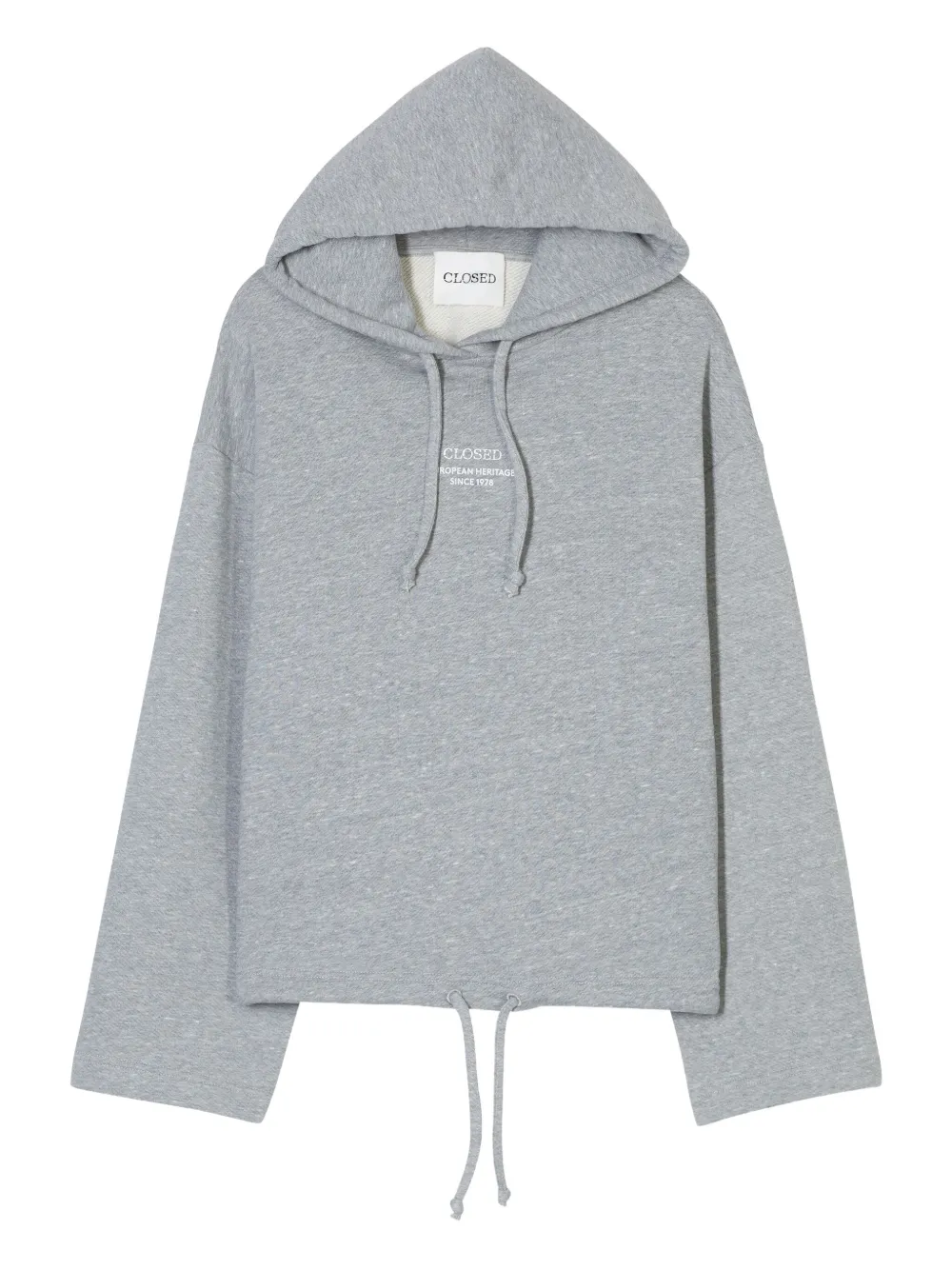Closed logo hoodie Grijs