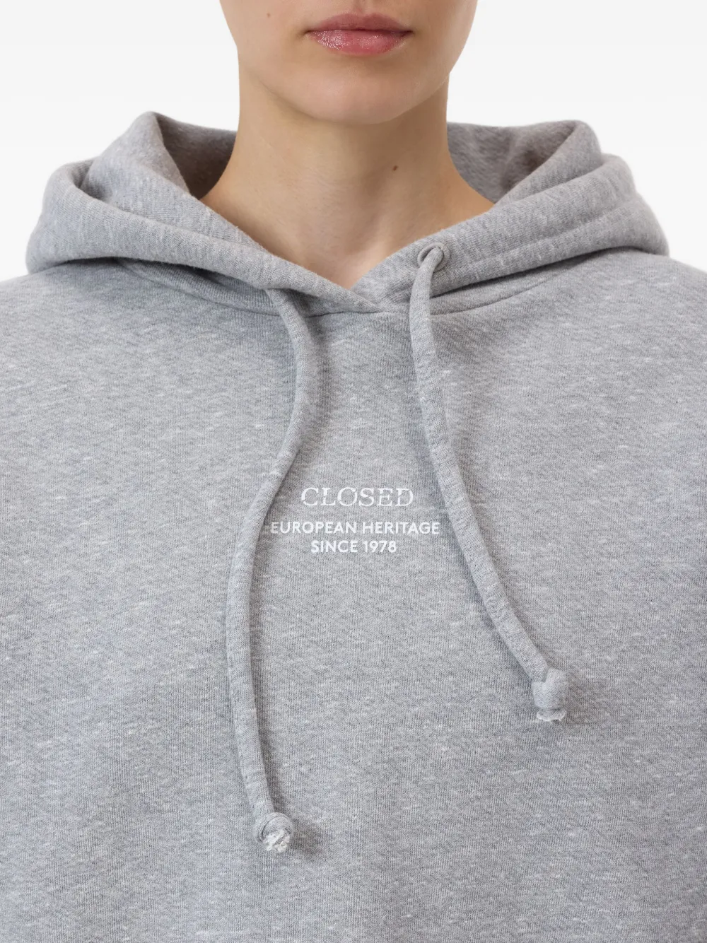 Closed logo hoodie Grijs